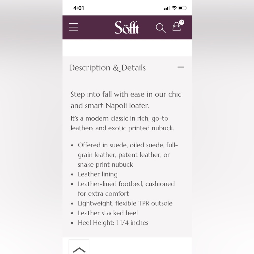 Sofft Napoli bronze loafers. Size 8/39, barely worn, still in box. - Picture 7 of 8